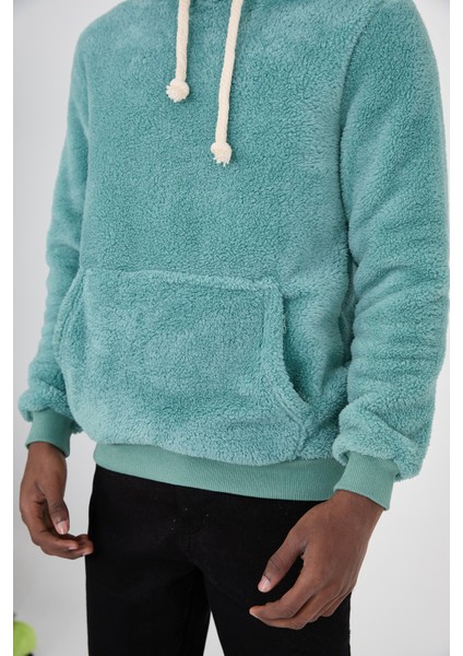 Kapüşonlu Peluş Sweatshirt Hoody Küf