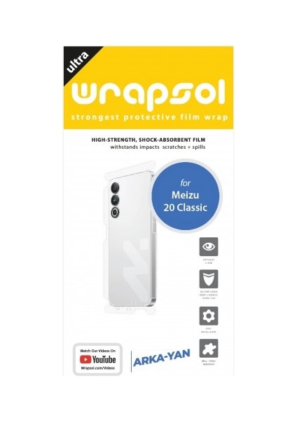 Meizu 20 Classic Arka ve Yan Koruyucu Poliüretan Film fiyatları