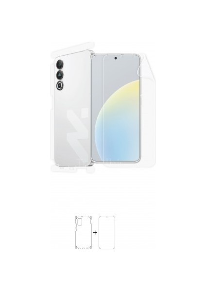 Meizu 20 Classic Ön, Arka ve Yan 360 Derece Tam Kaplama Poliüretan Film