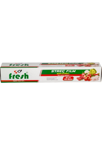 Sa Fresh Gıda Streç Film 100 M * 30 cm 8 Mikron Kutulu