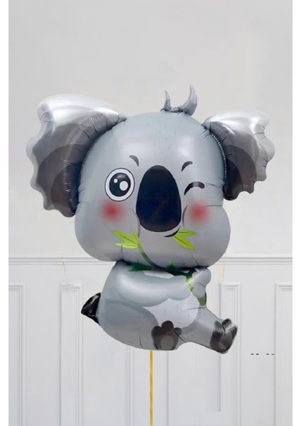 Koala Folyo Balon Woodland Temalı Doğum Günü Folyo Balon