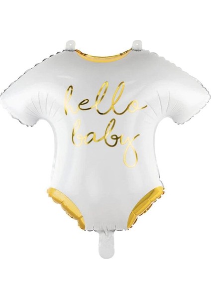 Hello Baby Yazılı Zıbın Folyo Balon Baby Shower Doğum Balonları modelleri