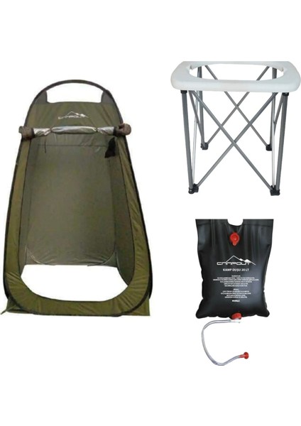 Campout 3 Lü Çadır Wc ve Duş Seti