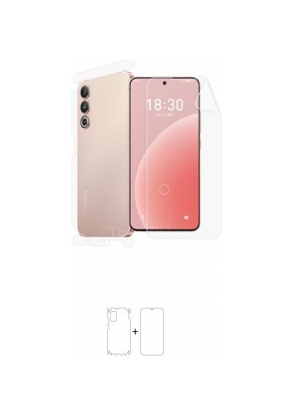 Meizu 20 Ön, Arka ve Yan 360 Derece Tam Kaplama Poliüretan Film