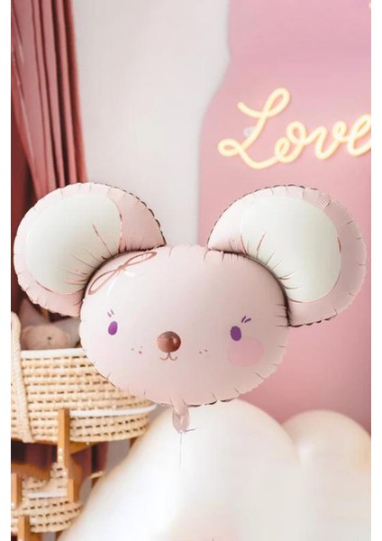 Sevimli Fare Kafası Folyo Balon fiyatları