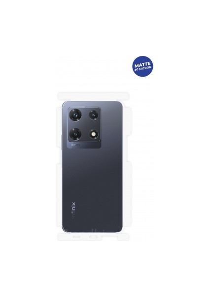 Infinix Note 30 Pro Mat Arka ve Yan Koruyucu Tpu Film