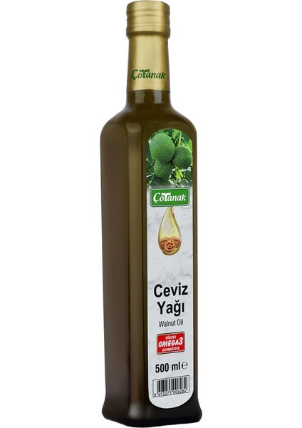 500ML Ceviz Yağı (Cam Şişe)