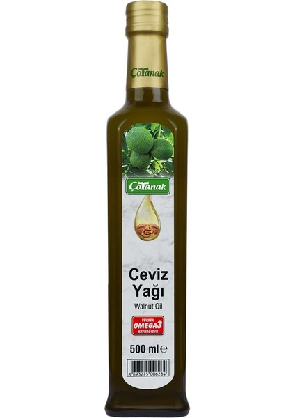 500ML Ceviz Yağı (Cam Şişe)