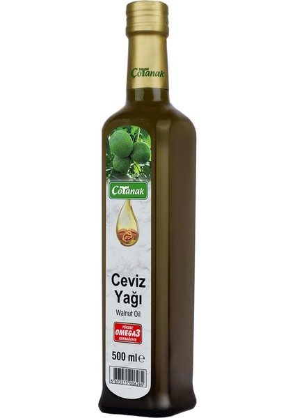 500ML Ceviz Yağı (Cam Şişe)