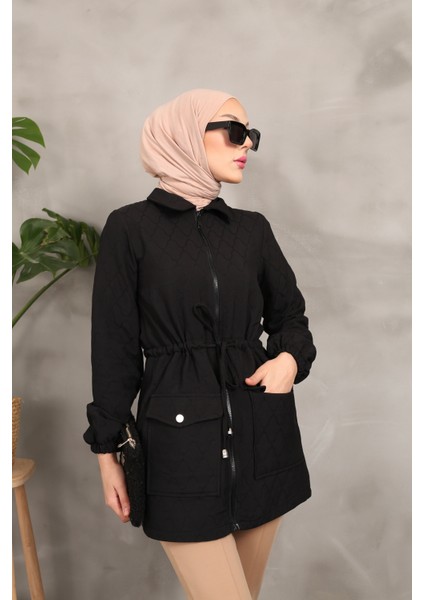 Kapitone Fermuarlı Tunik