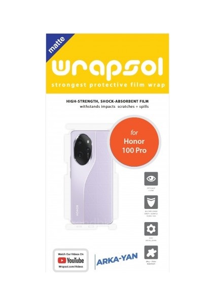 Honor 100 Pro Mat Arka ve Yan Koruyucu Poliüretan Film fiyatları
