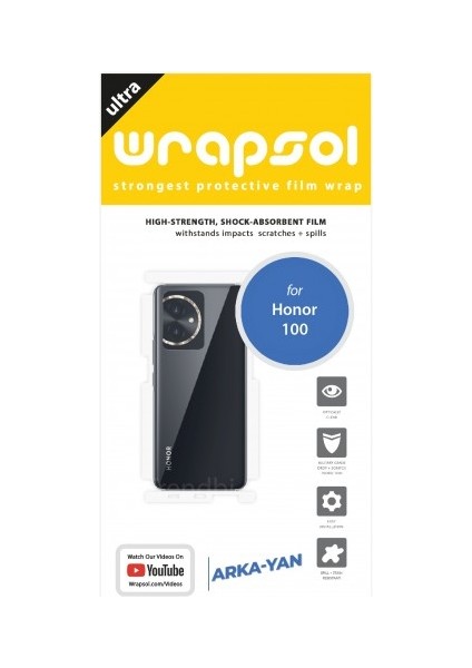 Honor 100 Arka ve Yan Koruyucu Poliüretan Film fiyatları