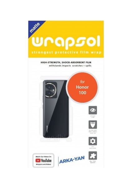 Honor 100 Mat Arka ve Yan Koruyucu Poliüretan Film fiyatları