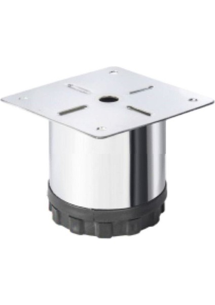 6 cm Geniş Metal Mobilya Kanepe Baza Koltuk Metal Destek Ayağı Ayarlanabilir Krom Ayak 60 mm 4 ADET fiyatları