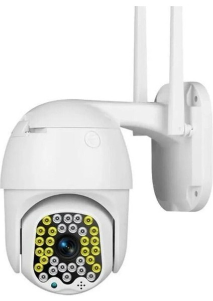 Wifi Kontrollü Hp Kamera 1080P Hd 2 mp 360° Akıllı Güvenlik Kamerası Sd Kart Girişli Çift Led'li