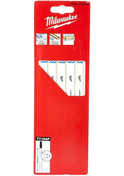 Dekupaj Bıçağı T718AF 155M Met/cu/ınox Bi-Met 5li