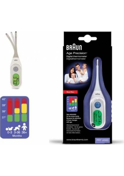 Braun Prt 2000 Koltuk Altı Derece Ateş Ölçer