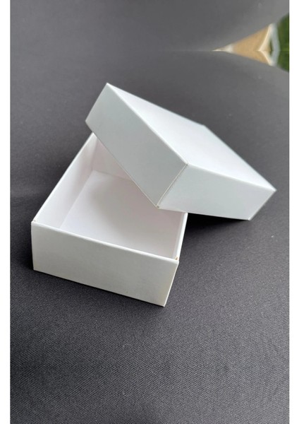 Saf Beyaz Süngerli Takı Kutusu 8x6x3cm Kolye, Bileklik, Mini Set Kutusu 25 Adet Demonte Sevk modelleri