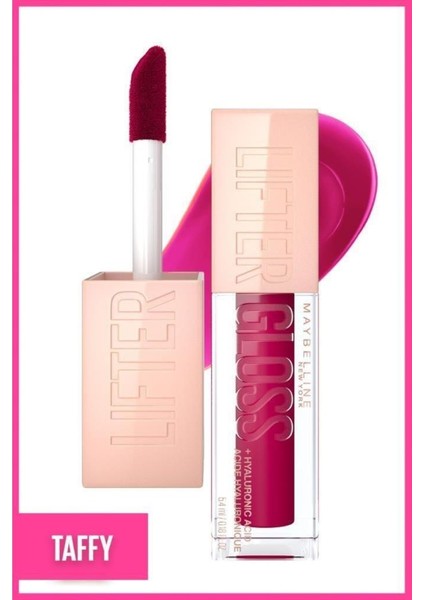 Maybelline Lifter Gloss Dolgunlaştırıcı Etkili Işıltılı Dudaklar Tafy Makyaj Çantası Li Set