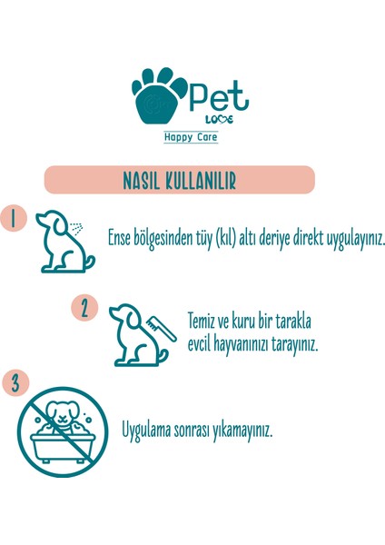 Pet Love Köpekler Için Tüy Bakım Yağı 5x2.5 ml 100% Doğal Argan Yağlı