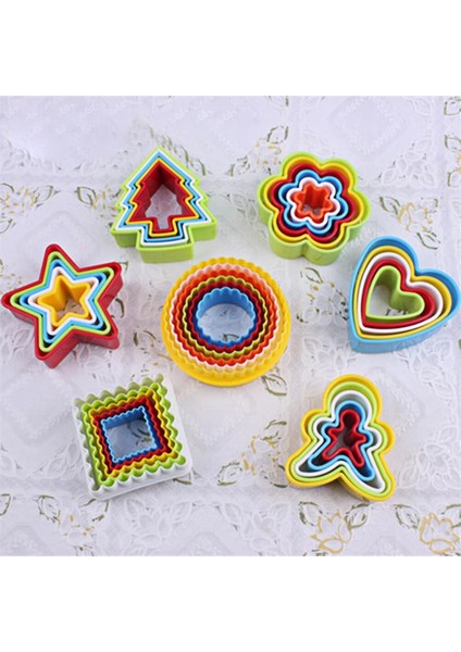 Kare Tarzı Et Çerez Kesici Çeşitli Şekil Bisküvi Makinesi Pasta Kesici Plastik Pişirme Kalıbı Fondan Jöle Kalıbı Bakeware (Yurt Dışından) modelleri