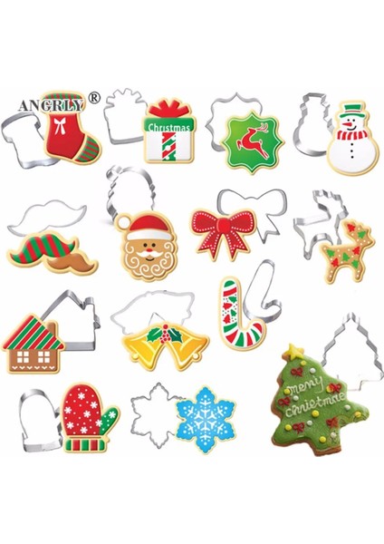 Şeffaf Stil Noel Çerez Kesici Paslanmaz Çelik Kesim Şeker Bisküvi Kalıbı Pişirme Araçları Noel Teması Metal Kesiciler Kalıp Kar Tanesi Kar (Yurt Dışından) fiyatları