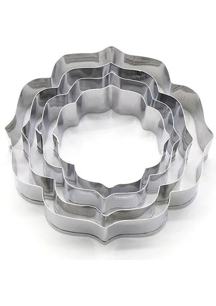 06 Düz Oval Stil Paslanmaz Çelik Nimet Çerçeve Bisküvi Kesiciler Çerez Kesici Set Düğün Pastası Kalıp Mutfak Sugarcraft Pişirme Pasta Araçları Gyh (Yurt Dışından) modelleri