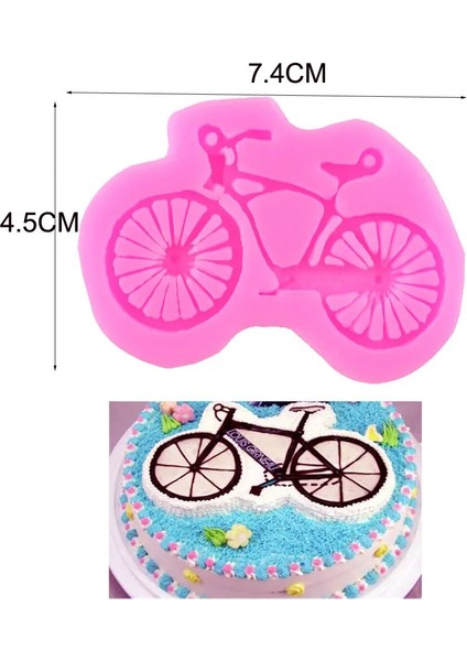 Açık Yeşil Tarzı Bisiklet Çerez Kesici Plastik Bisküvi Bıçağı Pişirme Meyve Kek Mutfak Aletleri Kalıp Kabartma Baskı (Yurt Dışından)