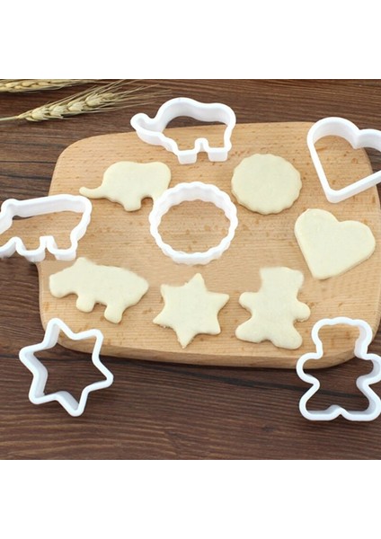 6 Adet Tarzı Vintage Plak Çerçeve Çerez Kesici Damga Seti Plastik Dıy Bisküvi Kalıbı Fondan Kek Dekorasyon Araçları Gıda Baskı Kalıbı (Yurt Dışından) indirimleri