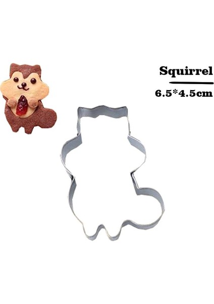 Stili Temizle Paslanmaz Çelik 3D Hayvan Çerez Kesici, Köpek Geyik Bisküvi Kabartma Kalıp Kek Kalıbı Mutfak Aksesuarı Pişirme Pasta Araçları (Yurt Dışından)