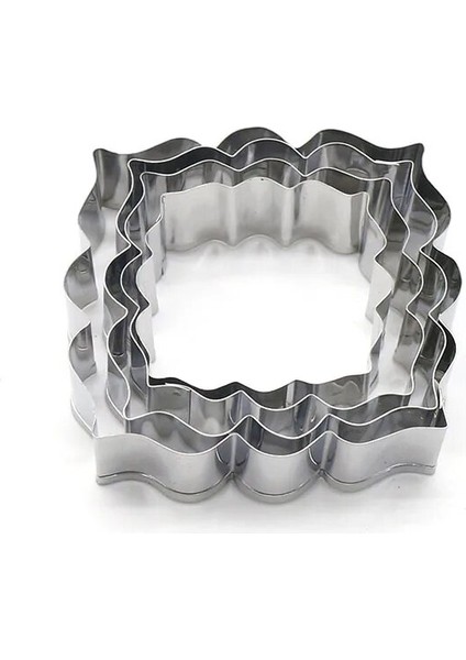 06 Düz Oval Stil Paslanmaz Çelik Nimet Çerçeve Bisküvi Kesiciler Çerez Kesici Set Düğün Pastası Kalıp Mutfak Sugarcraft Pişirme Pasta Araçları Gyh (Yurt Dışından) indirimleri
