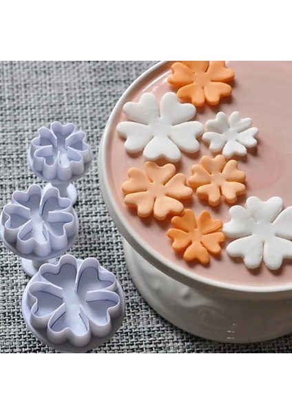 Et Primrose Çiçek Pistonlu Kesiciler Fondan Pasta Süsleme Pişirme Aleti (Yurt Dışından) fiyatları