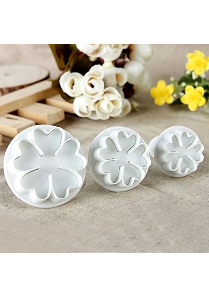 Et Primrose Çiçek Pistonlu Kesiciler Fondan Pasta Süsleme Pişirme Aleti (Yurt Dışından) modelleri