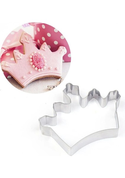 3 Adet Stil Xınaher Paslanmaz Çelik Prenses Taç Kral Kraliçe Parti Kurabiye Kesici Kek Bisküvi Pişirme Aracı Kalıp Pişirme Araçları Kek Için (Yurt Dışından) fırsatları