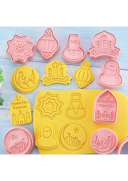 Sadece H Damgası Stili Eid Mubarak Çerez Damga Kesiciler Islam Müslüman Bisküvi Kabartmalı Kalıp Yıldız Ay Islam Yıldız Fener Camii Ramazan Süslemeleri (Yurt Dışından) fırsatları