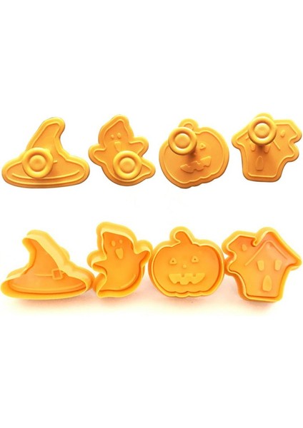 B Tarzı 3D Kurabiye Kesici Kalıp Cadılar Bayramı Noel Bisküvi Kabartma Kalıp Sugarcraft Tatlı Pişirme Silikon Kalıp Kek Dekor Için (Yurt Dışından) fiyatları