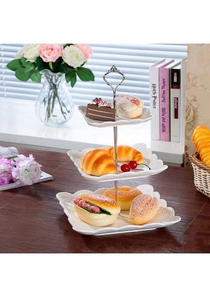 2 Kravat Bronz Tarzı Katmanlı Plastik Kek Tabağı Standı Ikindi Çayı Düğün Tabakları Parti Sofra Takımı Kek Dükkanı Ikiüç Katmanlı Kek Rafı Tabak Değil (Yurt Dışından) fiyatları