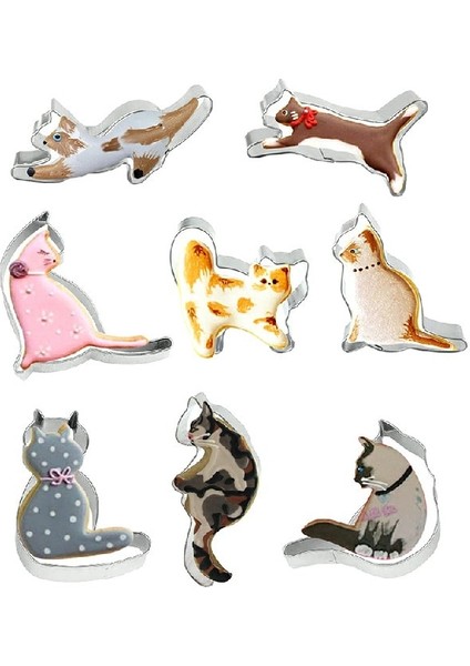 Okyanus Dünya Tarzı Gümüş Paslanmaz Çelik Kurabiye Kesiciler Hayvan Fondan Kek Kurabiye Bisküvi Kesici Dekorasyon Kalıp Pasta Pişirme Araçları (Yurt Dışından) fiyatları