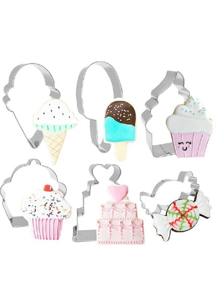 Okyanus Dünya Tarzı Gümüş Paslanmaz Çelik Kurabiye Kesiciler Hayvan Fondan Kek Kurabiye Bisküvi Kesici Dekorasyon Kalıp Pasta Pişirme Araçları (Yurt Dışından) fırsatları