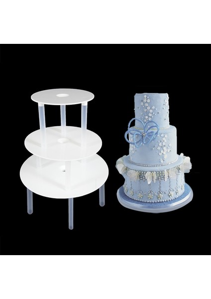 B01-10 Inç Stili Inç Çok Katmanlı Kek Standı Asma Conta Destek Çerçevesi Yuvarlak Tatlı Destek Ara Parçası Kazık Braketi Pişirme Araçları Kaynağı (Yurt Dışından) fiyatları