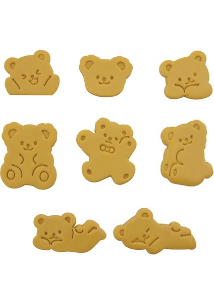 Ba-38 Stili Kurabiye Kalıbı Sevimli Karikatür Ayı Kurabiye Bisküvi El Damgası Basın Kalıbı Çerez Kesici Pişirme ve Pastacılık Araçları Mutfak Aletleri (Yurt Dışından) fırsatları