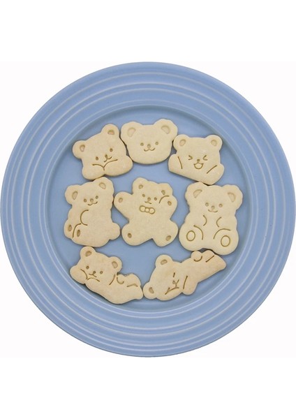 Ba-38 Stili Kurabiye Kalıbı Sevimli Karikatür Ayı Kurabiye Bisküvi El Damgası Basın Kalıbı Çerez Kesici Pişirme ve Pastacılık Araçları Mutfak Aletleri (Yurt Dışından) indirimleri