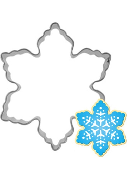 Açık Yeşil Tarzı Noel Çerez Kesici Paslanmaz Çelik Kesim Şeker Bisküvi Kalıbı Pişirme Araçları Noel Teması Metal Kesiciler Kalıp Kar Tanesi Kar (Yurt Dışından) indirimleri
