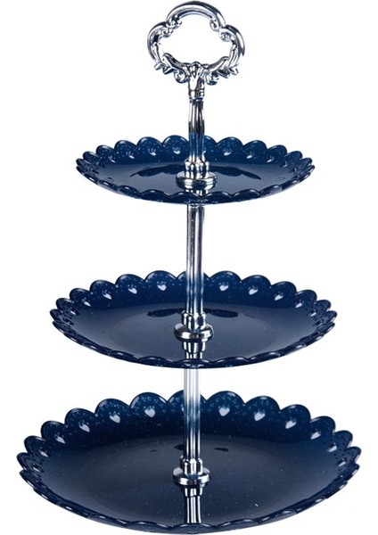 Şeffaf Stil 3 Katlı Meyve Tatlı Standı Raf Kek Teşhir Tabağı Tepsi Mutfak Depolama Düğün Doğum Günü Partisi Kek Tabağı Standı Tatlılar Tepsisi (Yurt Dışından) indirimleri