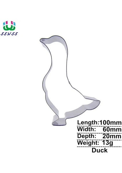 Kek Dekorasyon Fondan Kesici Aletler, Ördek Şeklinde Uçmaz Kek Kurabiye Bisküvi Pişirme Kalıpları, Doğrudan Satış (Yurt Dışından) modelleri