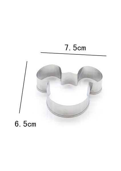 NO.2195 Stili 1 Adet Paslanmaz Çelik 3D Çerez Kesici Hayvan Bisküvi Kek Kalıbı Mutfak Aksesuarı Pişirme Pasta Aracı Kek Dekorasyon Aracı (Yurt Dışından) fırsatları