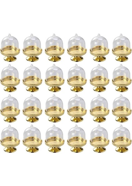 Şeffaf Renk Stili Mini Kek Standı-Setli ve E Kapaklı Mini Kek Tavası, Gle Cup Kek Standı Mini Tatlı Tavası (Yurt Dışından) fiyatları