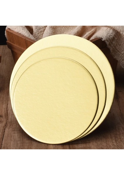 ALTIN-18CM-10 Adet Tarzı Meibum Yuvarlak Altın Kek Karton Çapı cm Tek Kullanımlık Hamur Işleri Taban Plakası Süslemeleri Mousse Tepsi Kağıt Panosunu Teşhirler (Yurt Dışından) modelleri