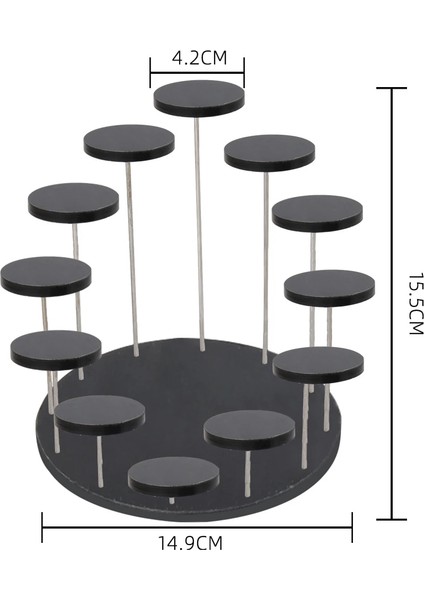 No.1 Tarzı Yuvarlak Cupcake Standı Akrilik Takı Kek Tatlı Partisi Için Ekran Standı Düğün Pastası Rafı Bebek Duş Dekorasyon Tutucu (Yurt Dışından) fırsatları
