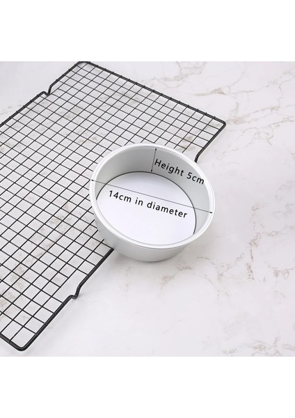 5 Inç Tarzı Tam Boy Yuvarlak Eloksallı Alüminyum Kek Kalıbı Seti Çıkarılabilir Taban Yapışmaz Cheesecake Pişirme Tavaları Düğün Doğum Günü Partisi Için Uygun (Yurt Dışından)